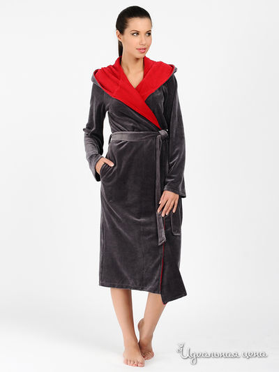 Халат Nic Club, цвет цвет графитовый