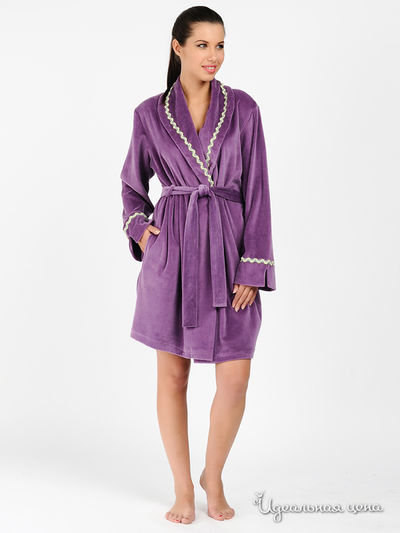 Халат Nic Club, цвет цвет лавандовый