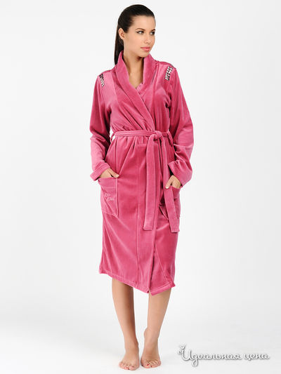 Халат Nic Club, цвет цвет брусничный