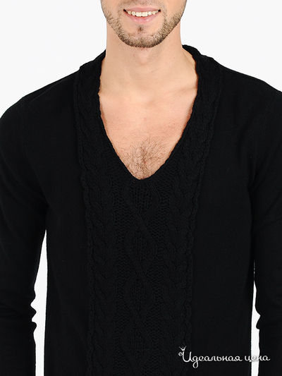 Пуловер Emporio Armani мужской, цвет черный