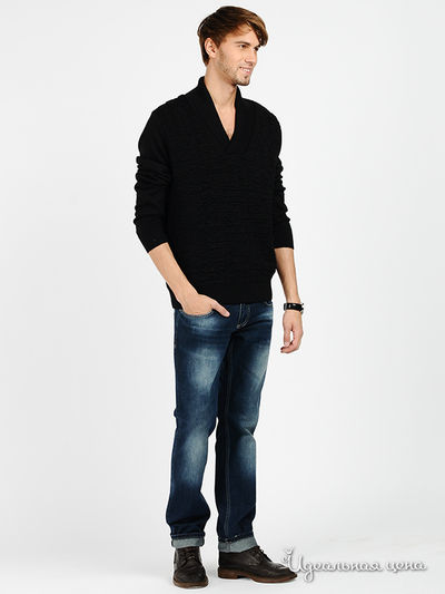 Пуловер LAGERFELD мужской, цвет черный