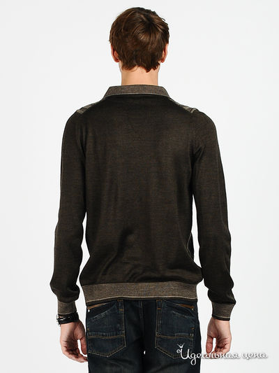 Пуловер Total Look мужской, цвет коричневый