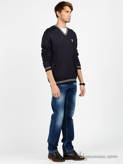 Пуловер Total Look мужской, цвет фиолетовый / лиловый