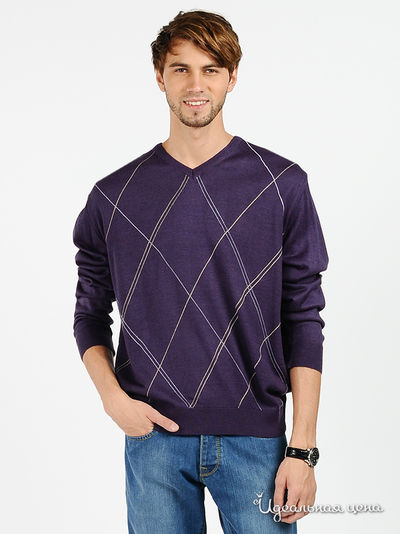 Пуловер Total Look, цвет цвет фиолетовый