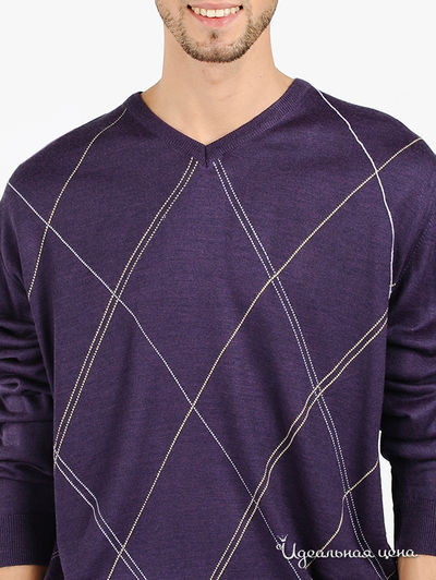 Пуловер Total Look мужской, цвет фиолетовый