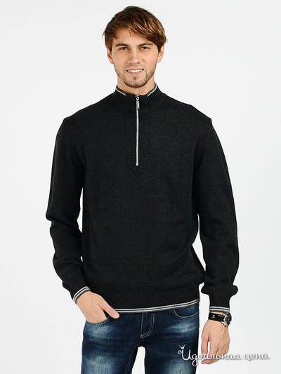 Свитер Total Look, цвет цвет темно-серый / серый