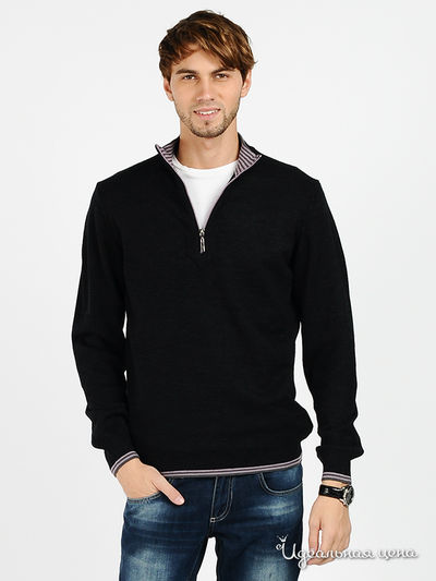 Свитер Total Look, цвет цвет темно-серый