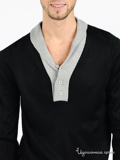 Пуловер Total Look мужской, цвет черный