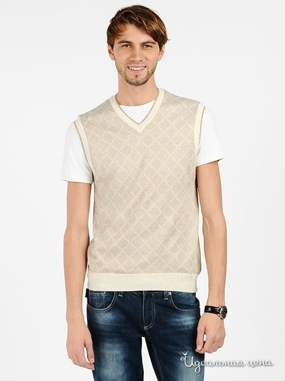 Жилет Total Look, цвет цвет бежевый