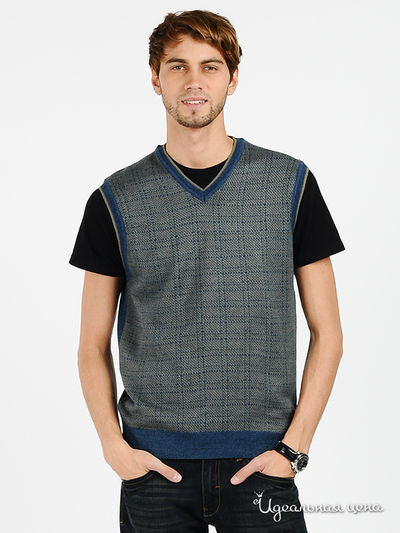 Жилет Total Look, цвет цвет синий