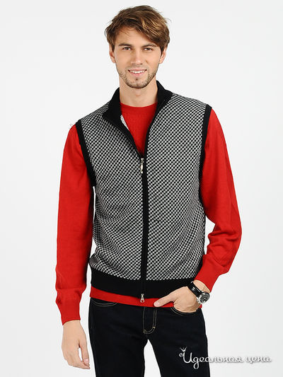 Жилет Total Look, цвет цвет черный / белый