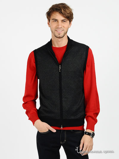 Жилет Total Look, цвет цвет черный / темно-серый