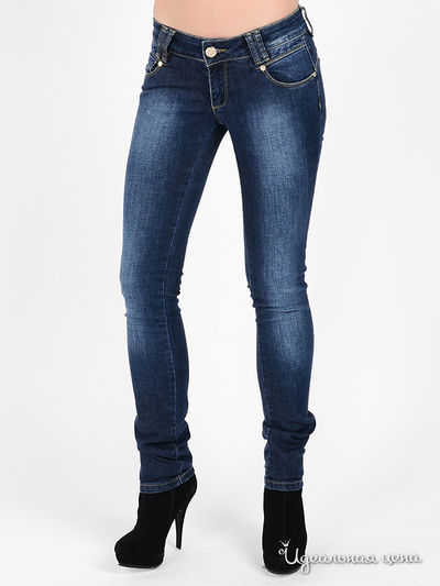 Джинсы E.FRANCHI, цвет цвет синий