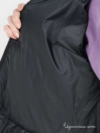 Пальто Emporio Armani женское, цвет фиолетовый