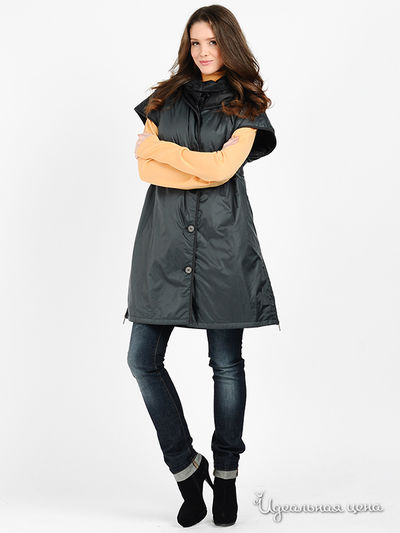 Пальто Emporio Armani, цвет цвет темно-серый