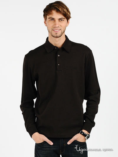 Поло Hugo Boss, цвет цвет коричневый