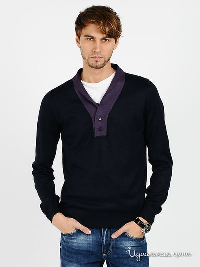 Пуловер Total Look, цвет цвет синий / фиолетовый