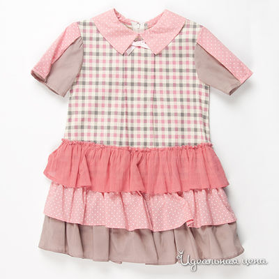 Платье Карамелли, цвет цвет розовый / серый