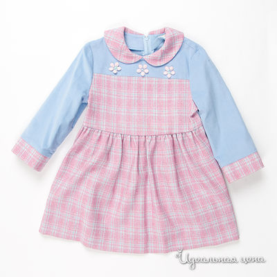 Платье Карамелли, цвет цвет розовый / голубой