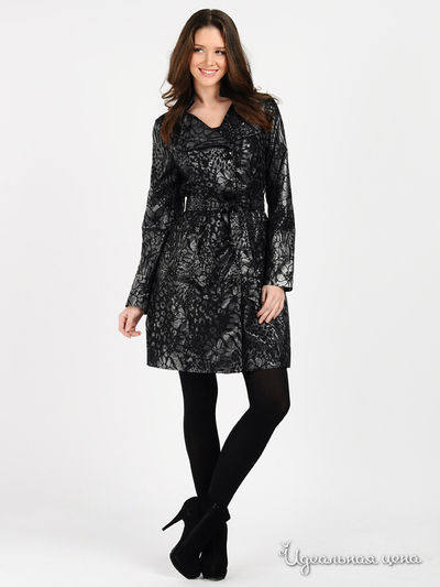 Плащ Message, цвет цвет черный / серебристый