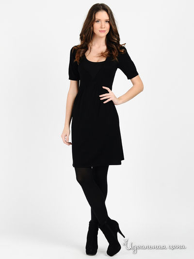 Платье Message, цвет цвет черный