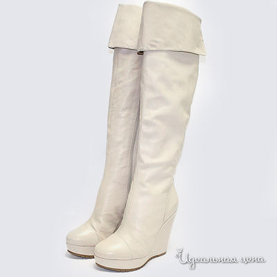 Ботфорты Capriccio, цвет цвет молочный