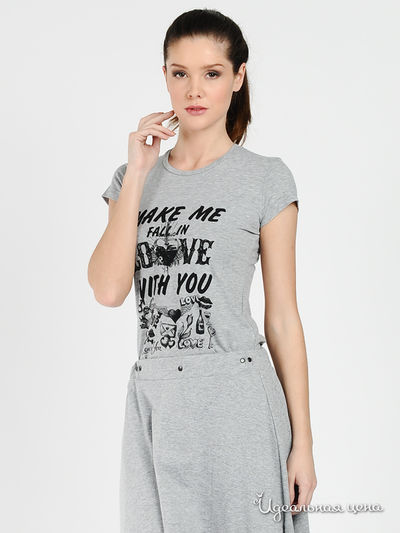 Футболка Love&Light, цвет цвет светло-серый меланж