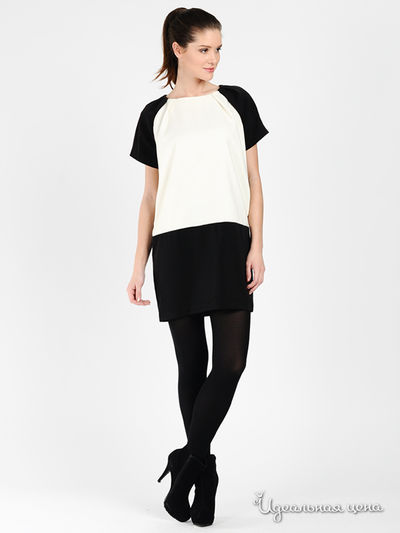 Платье Love&Light, цвет цвет черный / молочный