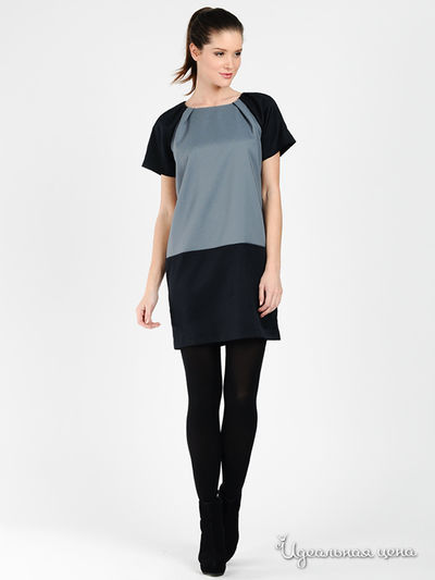 Платье Love&Light, цвет цвет темно-синий / дымчато-голубой