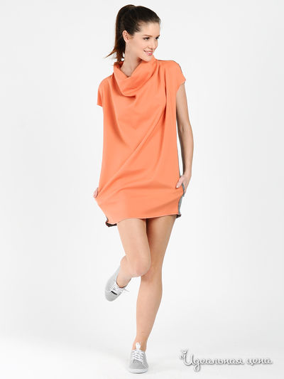 Платье Love&Light, цвет цвет серый / оранжевый