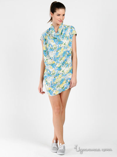 Платье Love&Light, цвет цвет серый / голубой