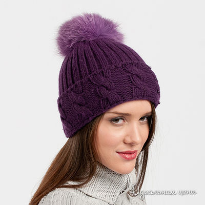 Шапка Marhatter, цвет цвет ежевичный