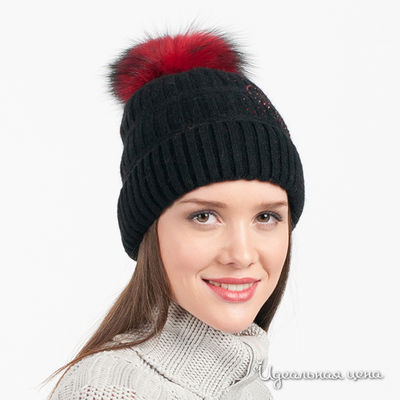 Шапка Marhatter, цвет цвет черный / красный