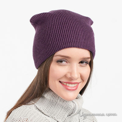 Шапка Marhatter, цвет цвет ежевичный