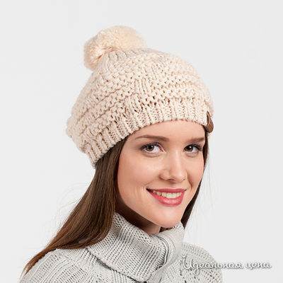 Шапка Marhatter, цвет цвет бежевый