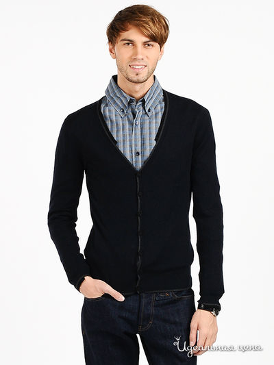 Кардиган Galliano&Cavali, цвет цвет темно-синий