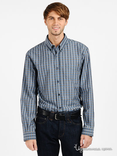 Рубашка Galliano, цвет цвет дымчато-синий / серый