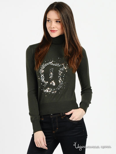 Водолазка Galliano, цвет цвет болотный