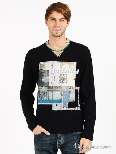 Лонгслив Galliano, цвет цвет черный