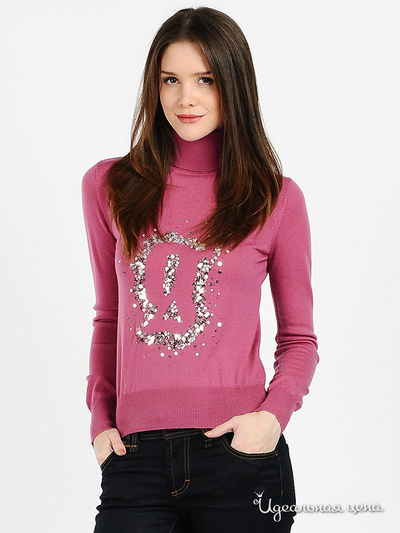 Водолазка Galliano, цвет цвет брусничный