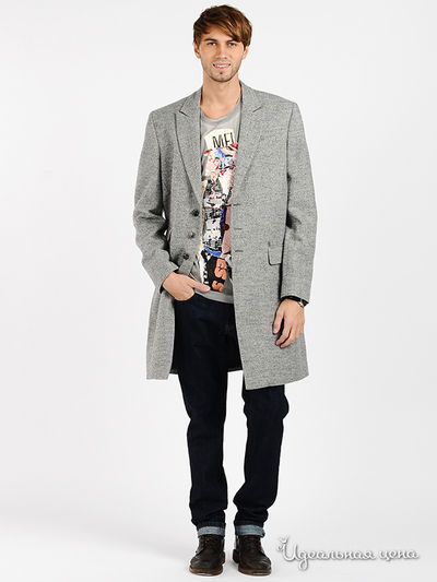 Пальто Galliano, цвет цвет серый / белый