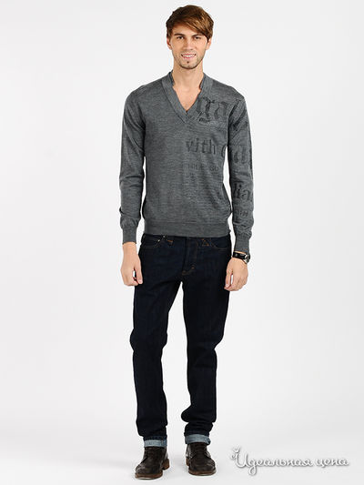 Пуловер Galliano, цвет цвет серый