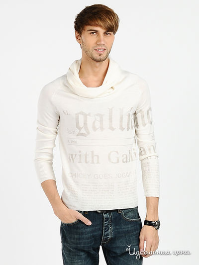 Свитер Galliano, цвет цвет молочный