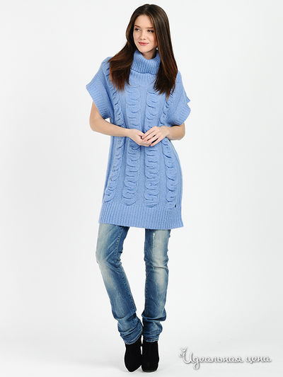 Свитер Galliano, цвет цвет дымчато-голубой