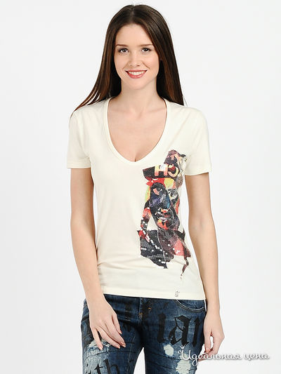 Футболка Galliano, цвет цвет шампань