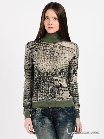 Водолазка Galliano, цвет цвет хаки