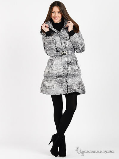 Пуховик Galliano, цвет цвет серый