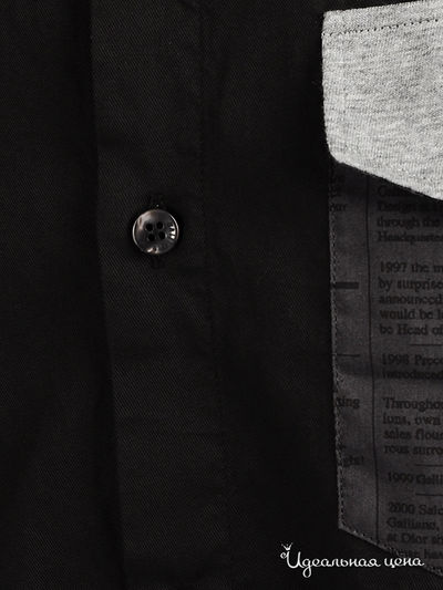 Рубашка Galliano мужская, цвет черный