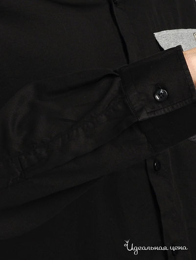 Рубашка Galliano мужская, цвет черный
