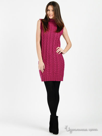 Платье Galliano, цвет цвет ягодный